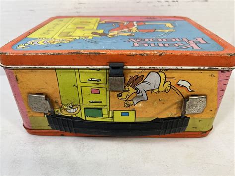 Vintage 1975 Kong Phooey Metal Lunchbox & Thermos 